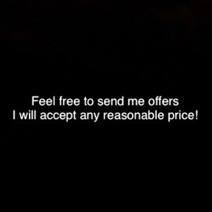 Accepting any reasonable offers at this time